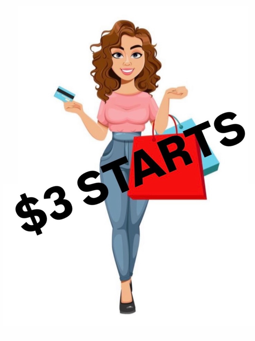 $3 STARTS‼️❤️